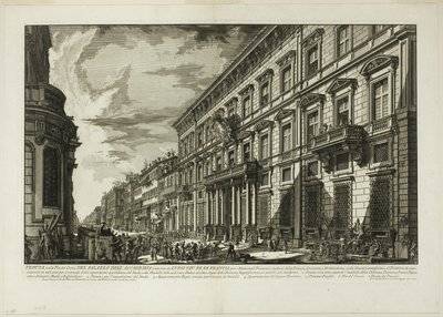 Udsigt langs Via del Corso over Palazzo dell