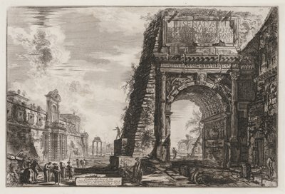Udsigt over Rom: Buen eller Titus, 1776. af Giovanni Battista Piranesi