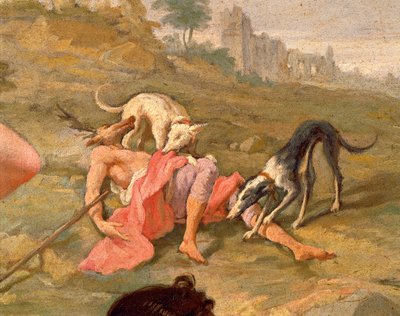 Diana og Actaeon af Giovanni Battista Pittoni