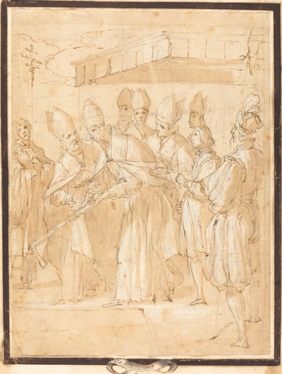 Grundlæggelsen af Santa Maria Maggiore af Giovanni Battista Ricci
