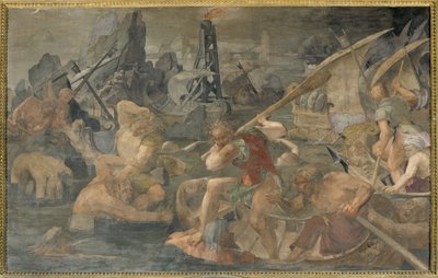 Nauplius hævn af Giovanni Battista Rosso Fiorentino