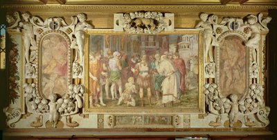 Statens forening, detalje af dekorativt skema i Francis I