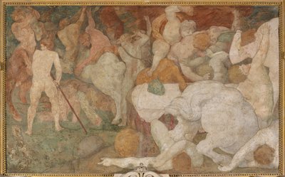 Kampen mellem kentaurerne og lapitherne af Giovanni Battista Rosso Fiorentino