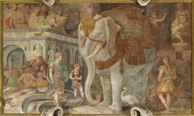 Den kongelige elefant af Giovanni Battista Rosso Fiorentino