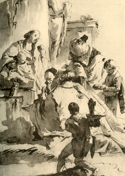 Tilbedelse af Magi, c1745, 1928 af Giovanni Battista Tiepolo