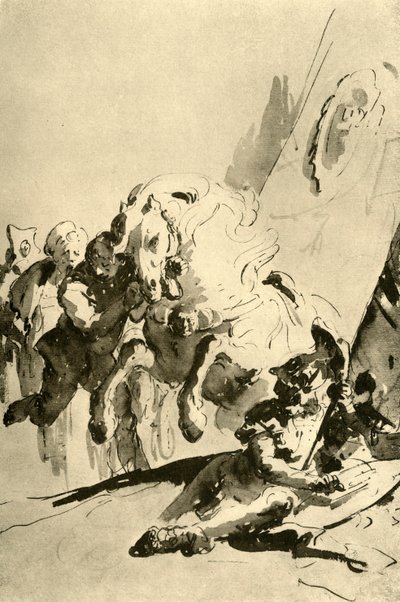 Alexander og Bucephalus, midten af det 18. århundrede, 1928 af Giovanni Battista Tiepolo