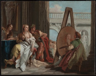 Alexander den Store og Campaspe i Apelles atelier af Giovanni Battista Tiepolo