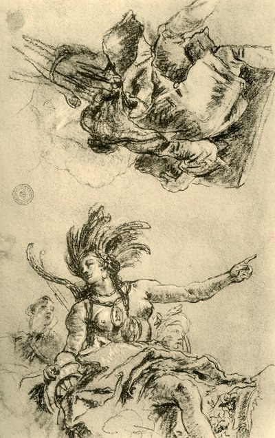 Amerika, 1753, 1928 af Giovanni Battista Tiepolo