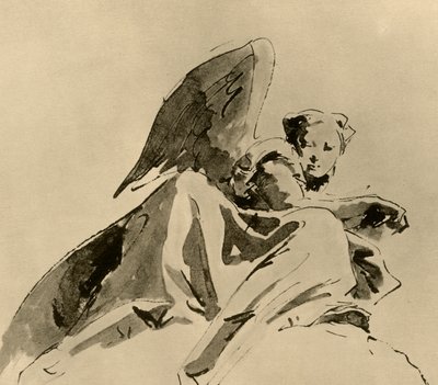 Angel, c1753-1762, 1928 af Giovanni Battista Tiepolo