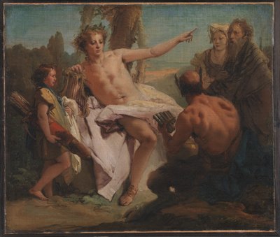 Apollo og Marsyas af Giovanni Battista Tiepolo