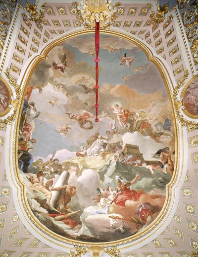 Apoteose af det spanske monarki af Giovanni Battista Tiepolo