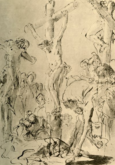 Korsfæstelse, midten af det 18. århundrede, 1928 af Giovanni Battista Tiepolo