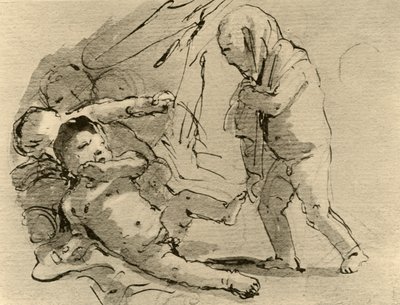 Amor skræmmer andre børn, c1757, 1928 af Giovanni Battista Tiepolo