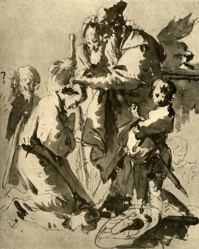 Indvielse af en ung soldat, 1735-1740, 1928 af Giovanni Battista Tiepolo