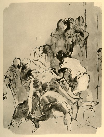 Nedstigning fra korset, midten af det 18. århundrede, 1928 af Giovanni Battista Tiepolo
