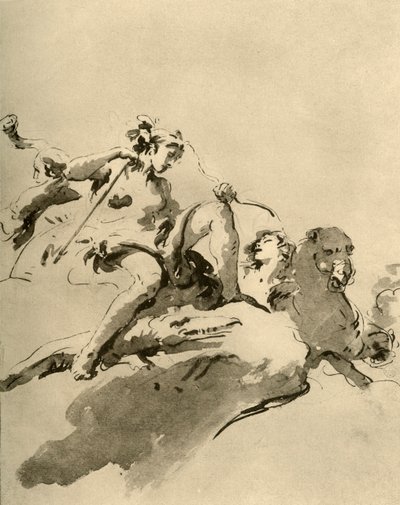 Diana, midten af det 18. århundrede, 1928 af Giovanni Battista Tiepolo