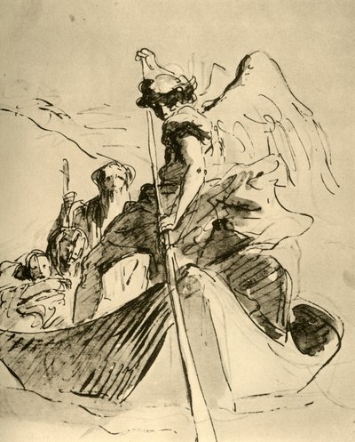 Flyvning til Egypten, midten af det 18. århundrede, 1928 af Giovanni Battista Tiepolo