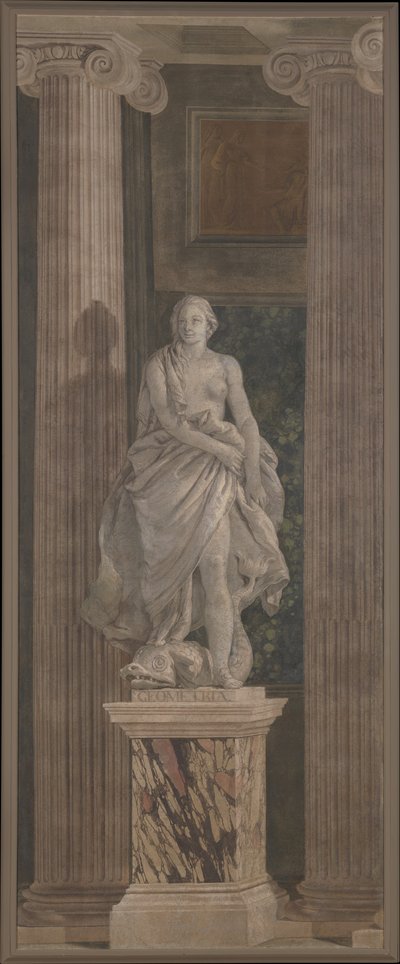 Geometri, 1760 (fresko overført til lærred) af Giovanni Battista Tiepolo