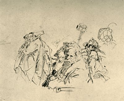 Gruppe af orientalere, midten af det 18. århundrede, 1928 af Giovanni Battista Tiepolo