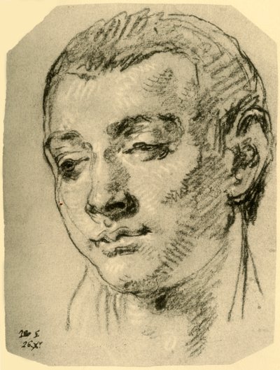 Head of a Boy, midten af det 18. århundrede, 1928 af Giovanni Battista Tiepolo