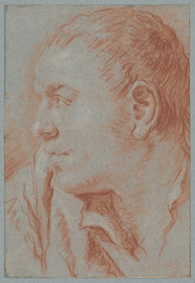 Leder af en ung mand i profil af Giovanni Battista Tiepolo