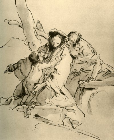 Hellige Familie, midten af det 18. århundrede, 1928 af Giovanni Battista Tiepolo