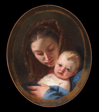 Madonna og barn af Giovanni Battista Tiepolo