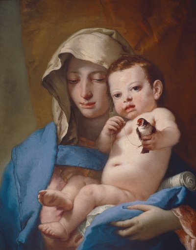 Madonna af Guldfinken, ca. 17671770. af Giovanni Battista Tiepolo