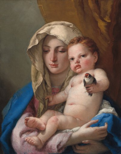Madonna af Guldfinken, ca. 17671770. af Giovanni Battista Tiepolo