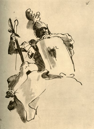Mars, 1757, 1928 af Giovanni Battista Tiepolo