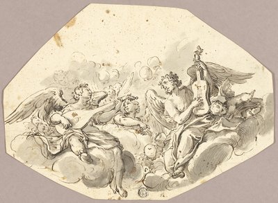 Musikalske engle af Giovanni Battista Tiepolo
