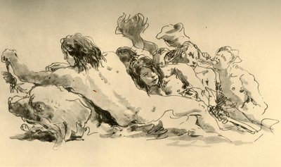 Nereids og Triton, c1753-1762, 1928 af Giovanni Battista Tiepolo