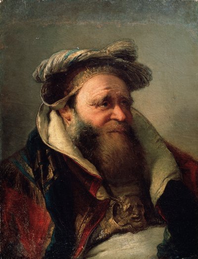 Portræt af en gammel mand, 1750-1770. af Giovanni Battista Tiepolo