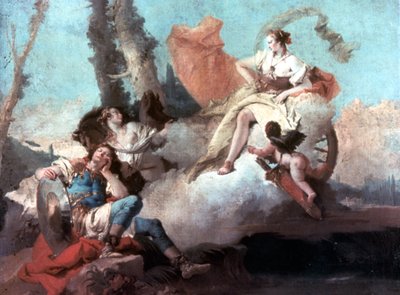 Rinaldo fortryllet af Armida 1742-1745 af Giovanni Battista Tiepolo