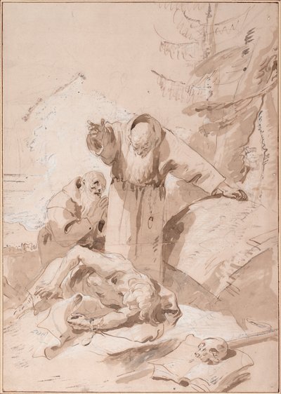 Heiliger Fidelis von Sigmaringen und Heiliger Joseph von Leonessa von Giovanni-Battista Tiepolo