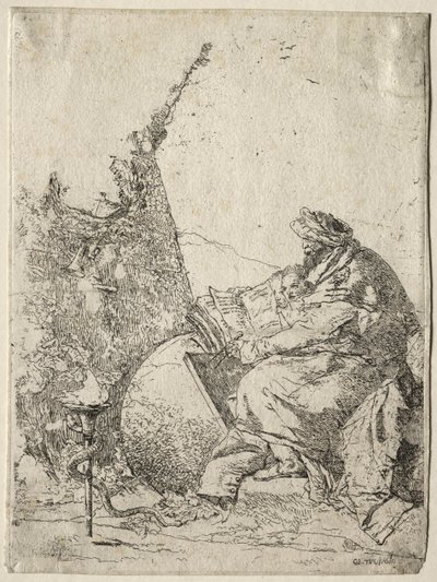 Scherzi di Fantasia: Filosoffen af Giovanni Battista Tiepolo