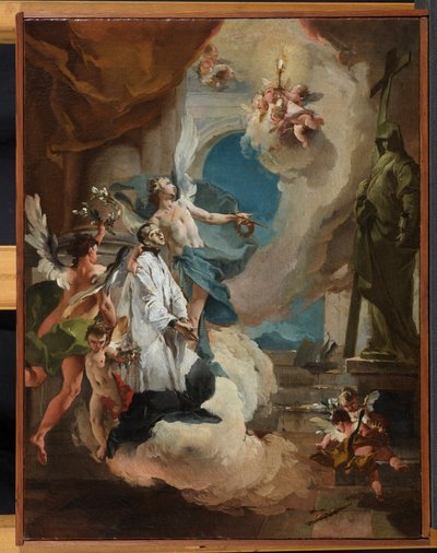 Sankt Aloysius Gonzaga i herlighed, c.1726 af Giovanni Battista Tiepolo