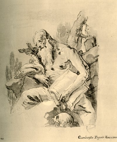 St. Hieronymus, midten af det 18. århundrede, 1928 af Giovanni Battista Tiepolo