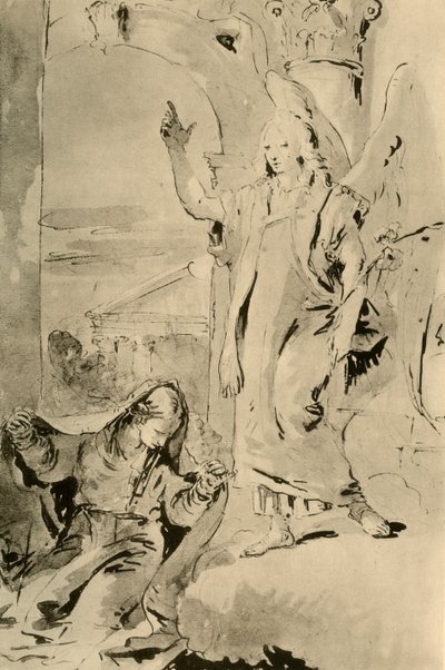 Bebudelsen, midten af det 18. århundrede, 1928 af Giovanni Battista Tiepolo