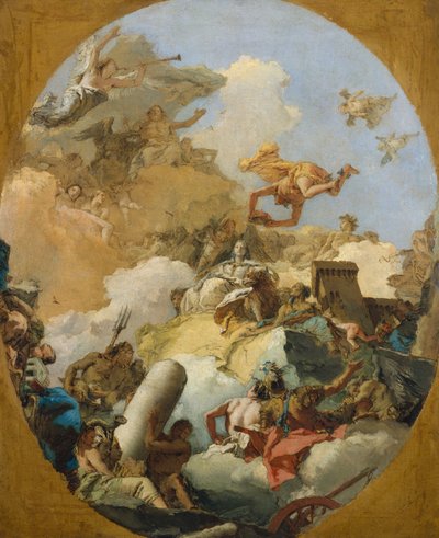 Det spanske monarkis apoteose, ca. 1765 af Giovanni Battista Tiepolo