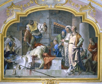 Halshugningen af Johannes Døberen, 1732-33 af Giovanni Battista Tiepolo