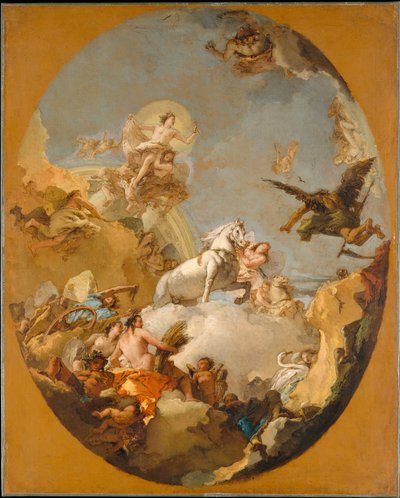 Auroras vogn af Giovanni Battista Tiepolo
