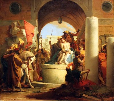 The Crowning with Thorns Deutsch: Dornenkrönung Christi Russian: Kroning med thorns af Giovanni Battista Tiepolo