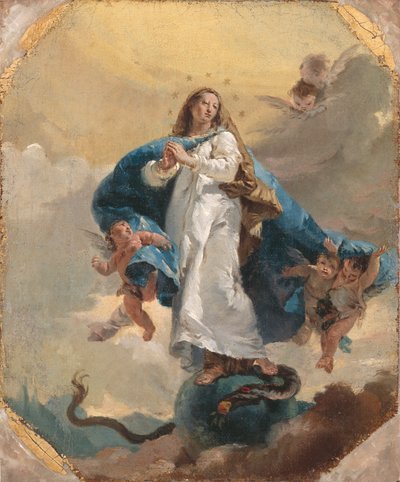 Den ubesmittede undfangelse af Giovanni-Battista Tiepolo