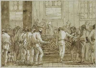 Retssagen, c.1790 af Giovanni Battista Tiepolo
