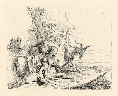 Vari Capricci, før 1750 af Giovanni Battista Tiepolo
