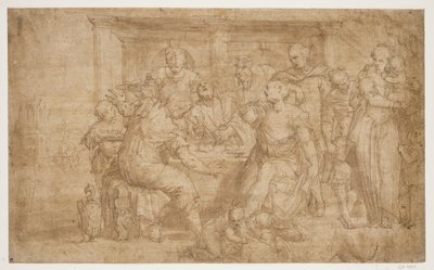 Nadveren i Emmaus af Giovanni Battista Zelotti