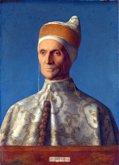 Italiensk: Portræt af doge Leonardo Loredan Portræt af doge Leonardo Loredan af Giovanni Bellini