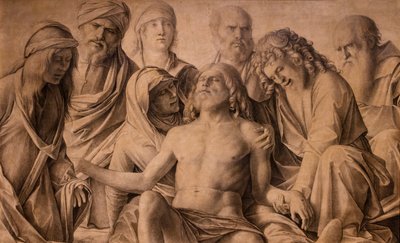 Kristi klagesang, ca. 1485-1505 (tempera på træ) af Giovanni Bellini