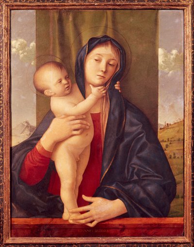 Madonna ja lapsi (Willys Madonna) tanskalainen af Giovanni Bellini